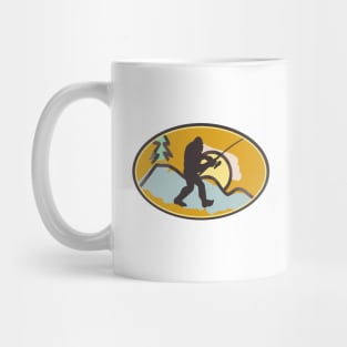 Bigfoot Been Fishing Mug